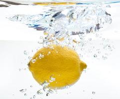 Lemon in the water photo