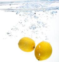 Lemon in the water photo