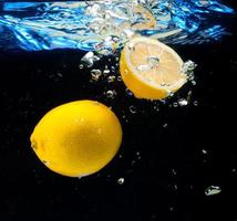 Lemon in the water photo