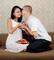 couple on the couch photo