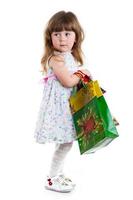 little girl shopping photo