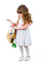 little girl shopping photo