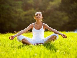 woman engaged in fitness photo