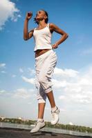 Sport woman training photo