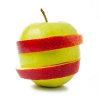 red and green apple photo