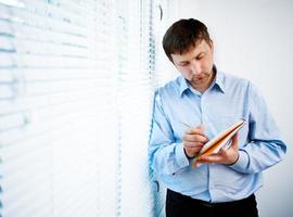 businessman at work photo