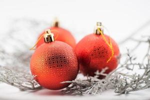 christmas decoration isolated photo