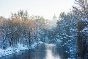 river in winter park photo