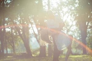 young romantic couple photo