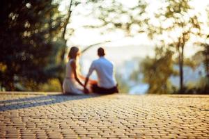 Portrait of love couple photo