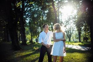 Portrait of love couple photo