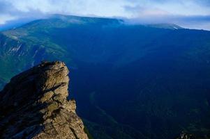 Summer landscape in the mountains photo