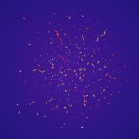 Colorful confetti isolated. Festive vector background