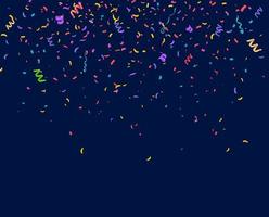 Colorful bright confetti background. Confetti burst. Festive vector illustration