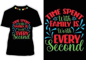 Family Quotes T-shirt Design vector