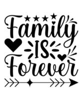 Family Quotes SVG Design vector