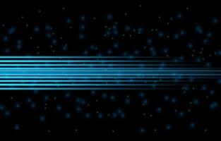 Technology blue laser beam. The lighting effect, floodlight directional, effect motion and speed. Abstract blue laser beam on black background. Neon rays of light. Vector illustration.