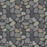 Stones pebble seamless pattern. Natural rough stone style. Vector seamless geometric tile background. Design for floor, background, wall, texture, wallpaper. Abstract vector illustration.