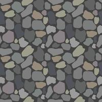 Stones pebble seamless pattern. Natural rough stone style. Vector seamless geometric tile background. Design for floor, background, wall, texture, wallpaper. Abstract vector illustration.