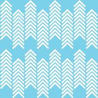 patrón geométrico étnico abstracto sin fisuras. punta de flecha blanca tribal sobre fondo azul pastel estilo retro vintage. diseño de ilustración vectorial para telón de fondo, textura, azulejo, tela, textil, papel pintado. vector
