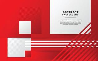 red white modern abstract background design vector