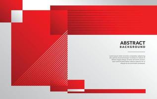 diseño de fondo abstracto moderno blanco rojo vector