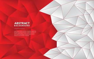 red white modern abstract background design vector