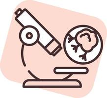 Medical lab, icon, vector on white background.