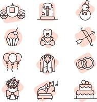 Event entertainment, icon, vector on white background.