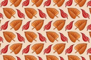 Red and orange leaves is intended for background, poster, cards, fabric printing and you can use it in different cases. vector