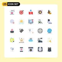 25 Creative Icons Modern Signs and Symbols of business money pointer money dollar Editable Vector Design Elements