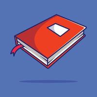 A Book cartoon icon vector