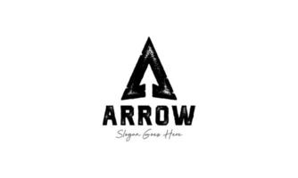 Arrow vintage Logo design, Vector Logo Design Template Element.