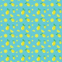 Paper drawing of lemons for print design. yellow modern texture. Modern abstract colored background. Exotic print. Food seamless pattern. vector