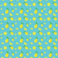 Paper drawing of lemons for print design. yellow modern texture. Modern abstract colored background. Exotic print. Food seamless pattern. vector