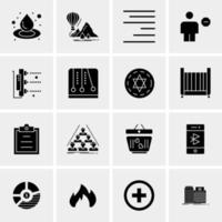 16 Universal Business Icons Vector Creative Icon Illustration to use in web and Mobile Related project