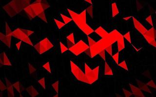 Light Red vector triangle mosaic texture.