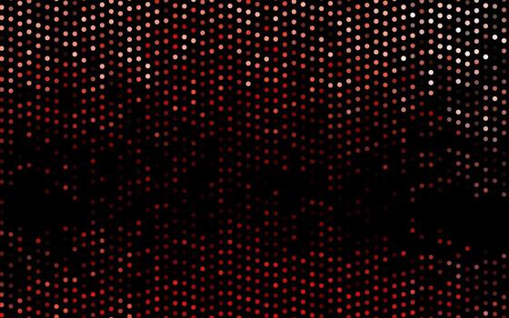 plantilla de vector rojo oscuro con círculos.