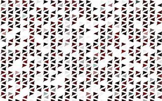 Light Red vector backdrop with lines, triangles.