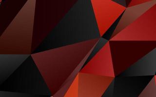 Light Red vector abstract polygonal texture.