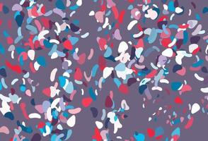Light blue, red vector template with memphis shapes.