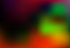 Dark Multicolor, Rainbow vector blurred and colored template.