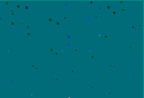 Light Blue, Green vector texture in poly style with circles, cubes.