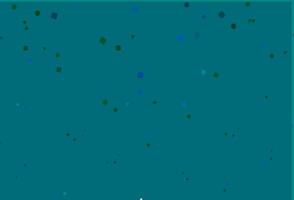 Light Blue, Green vector texture in poly style with circles, cubes.