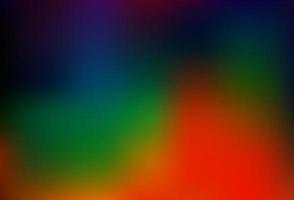 Dark Multicolor, Rainbow vector blur pattern.