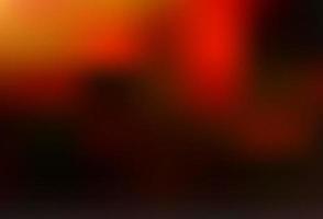 Dark Orange vector blurred shine abstract background.