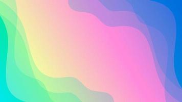 Abstract background gradient wave rainbow simple modern elegant photo
