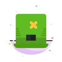 Laptop Computer Ireland Abstract Flat Color Icon Template vector