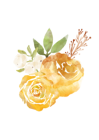 fleur bloemen waterverf illustratie png