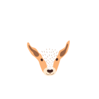 Christmas Deer head png